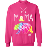 Mama Bear Shirt Tie Dye Family Vacation & Camping Tee - Sweatshirt