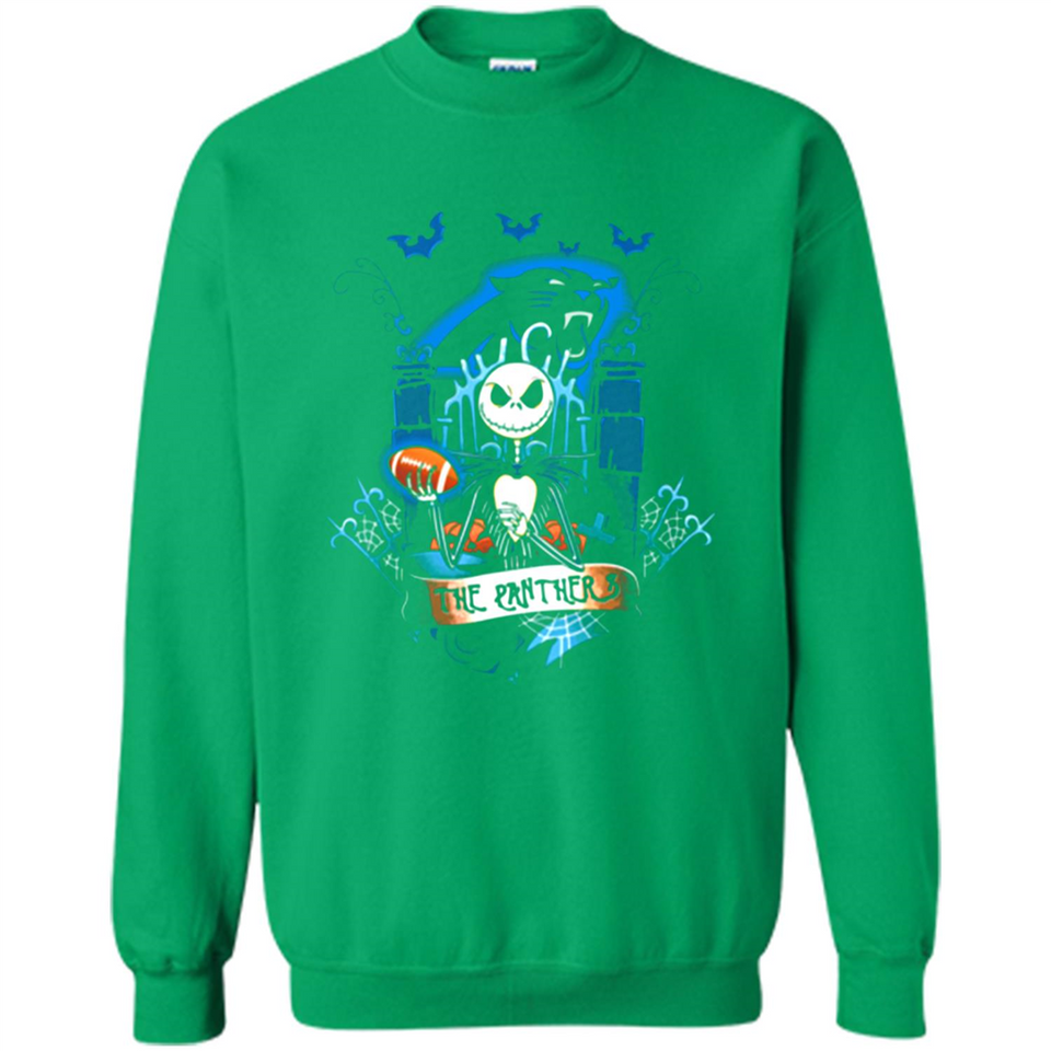 Carolina Panthers Halloween The Nightmare Before Christmas - Sweatshirt