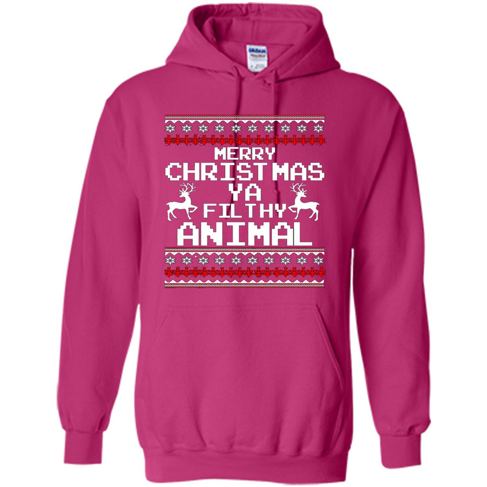 Merry Christmas ya filthy animal ulgy sweater PINGPONG