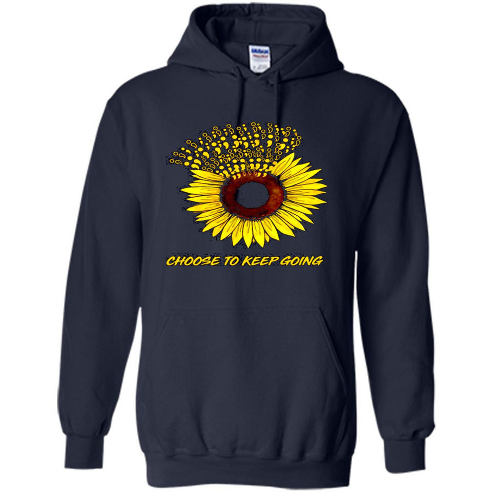 Semicolon Sunflower choose to keep going PINGPONG