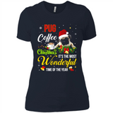Pug Coffee Wonderful Christmas