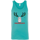 Budweiser Reinbeer Funny Beer Reindeer Christmas Sweatshirt - Canvas Unisex Tank