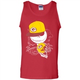 Jack Skellington The Nightmare Before Christmas-Packers Football - Tank Top