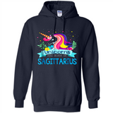 Unicorns are born in Sagittarius Birthday Rainbow Custom Ultra Cotton