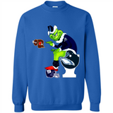 Los Angeles Rams Toilet Grinch Santa Claus Football Fan PINGPONG