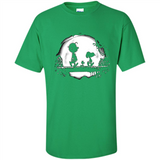 Snoopy The Peanuts Walking To The Moon