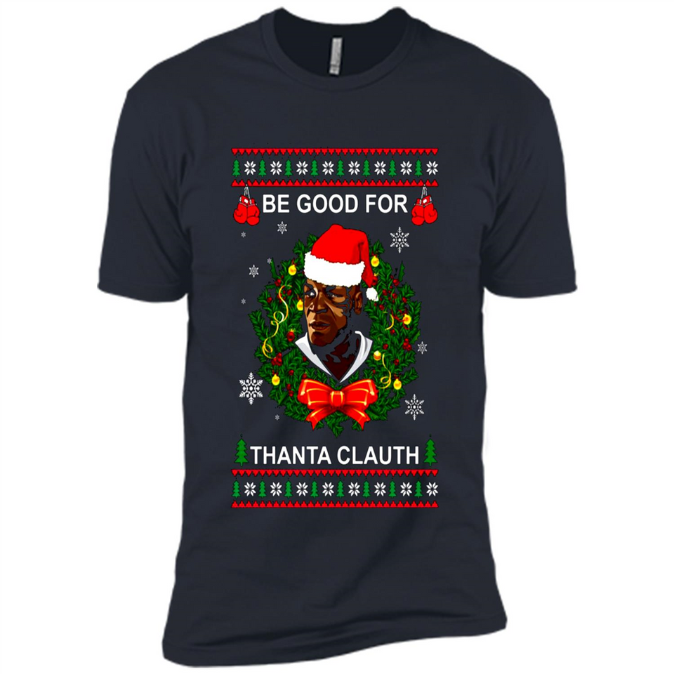 Mike Tyson Thanta Clauth Santa Claus Christmas sweater PINGPONG