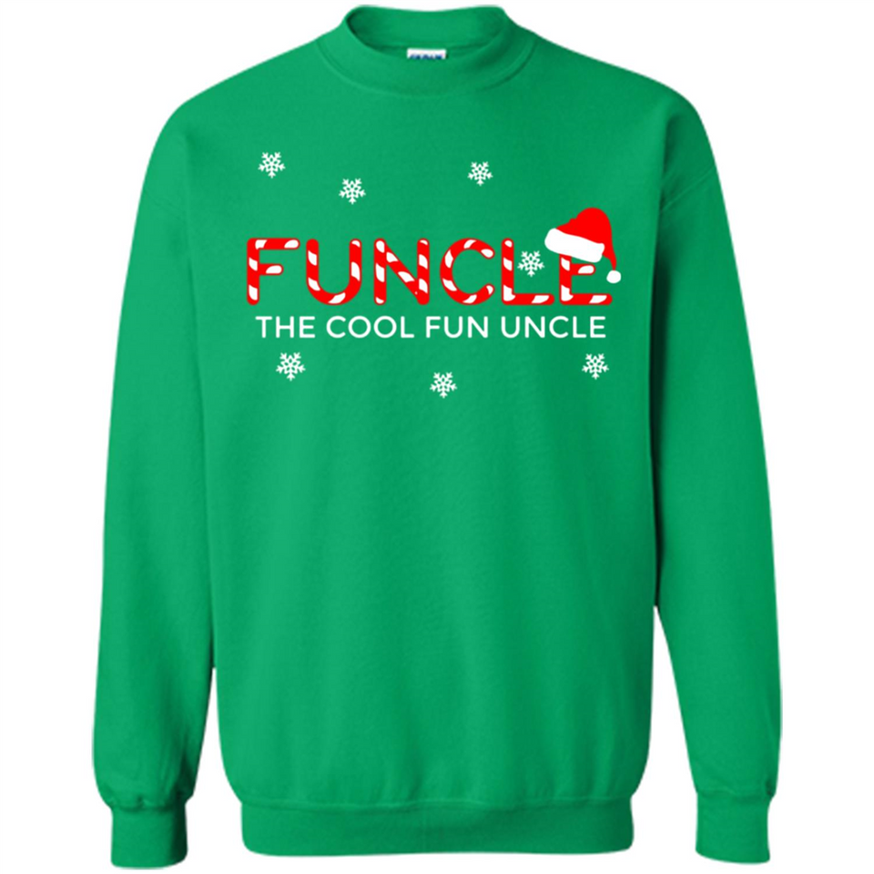 Mens Christmas Funcle The Cool Fun Uncle Definition Xmas - Sweatshirt