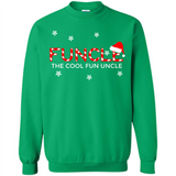 Mens Christmas Funcle The Cool Fun Uncle Definition Xmas - Sweatshirt