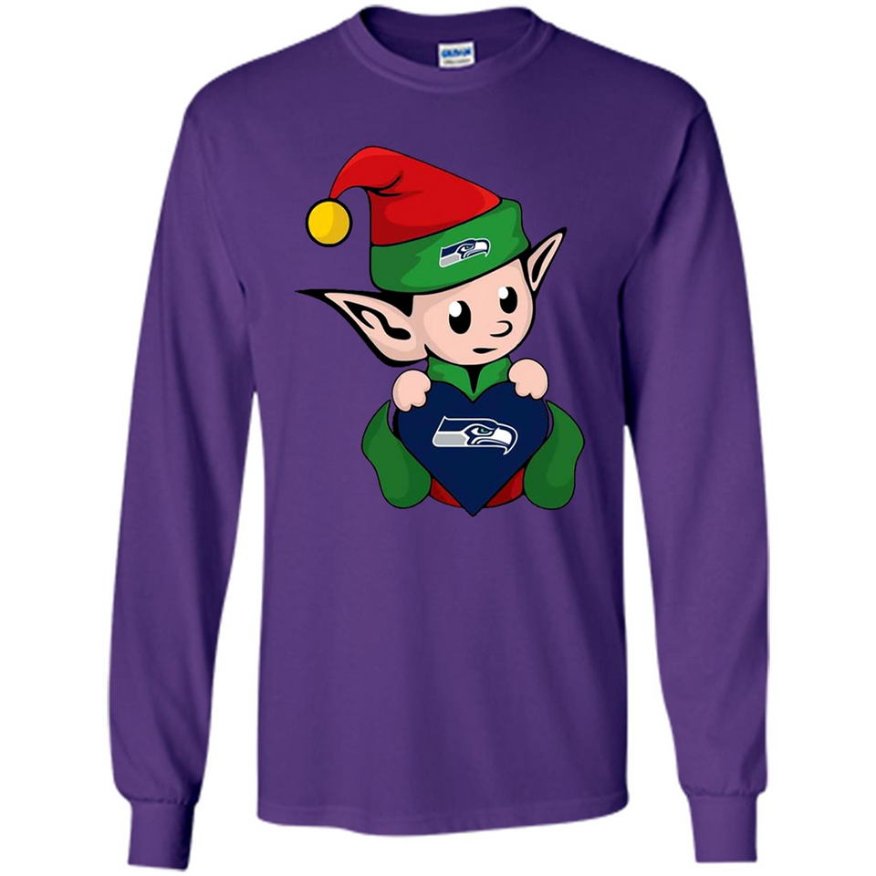 Seattle Seahawks ELF Elves Grinch Santa Claus