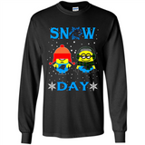 Snow Day Shirt For Carolina Panthers Vs Minion Fans pingpong