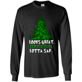 Looks Great Little Full Lotta Sap Funny Christmas PINGPONG