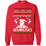 Narcos dashing through the snow Christmas sweatshirt PINGPONG