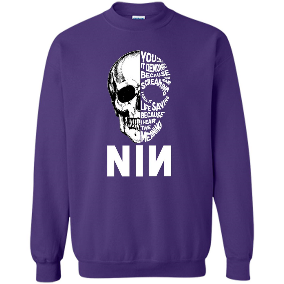 you call it demonic because you hear the screaming NIN
