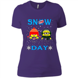 Snow Day Shirt For Carolina Hurricanes Vs Minion Fans pingpong