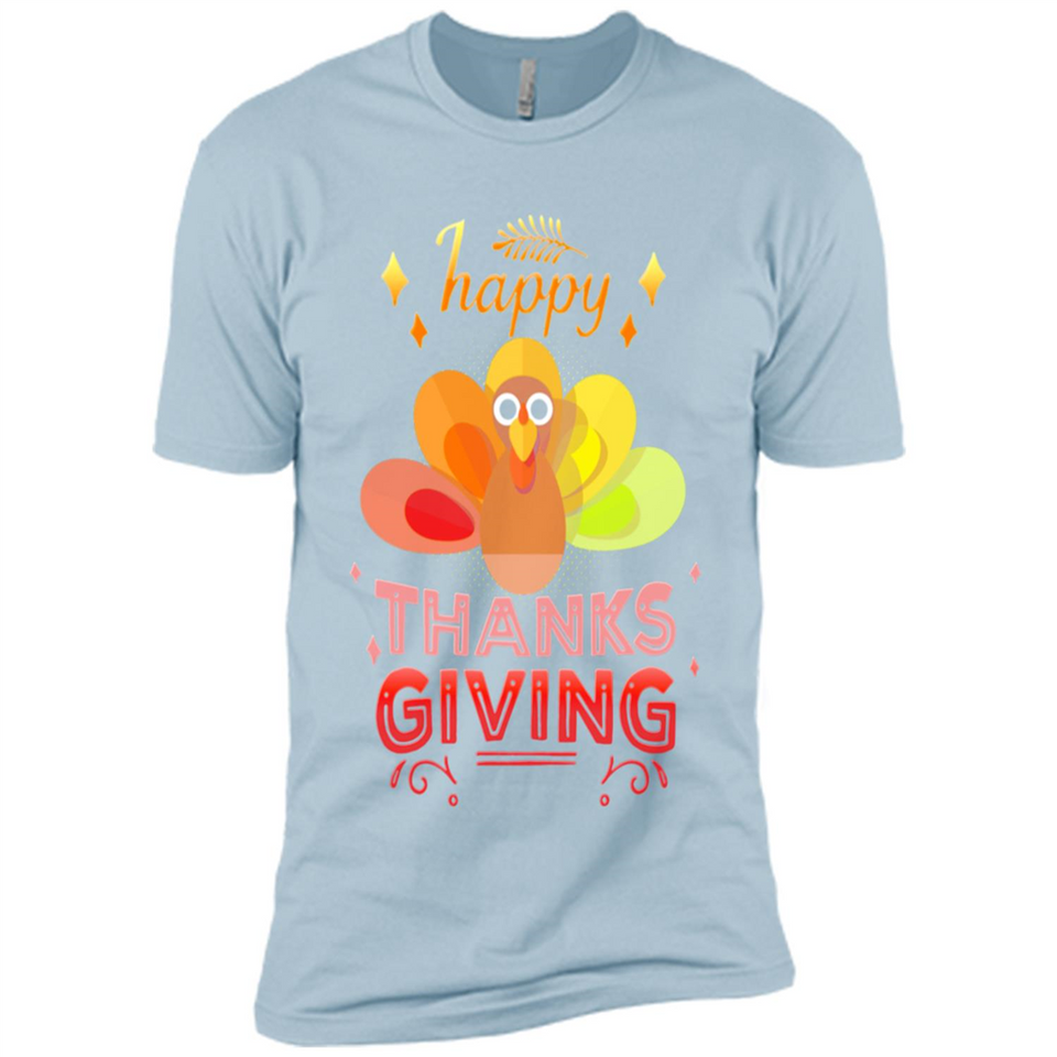 Happy Thanksgiving Turkey Day Colorful Cute