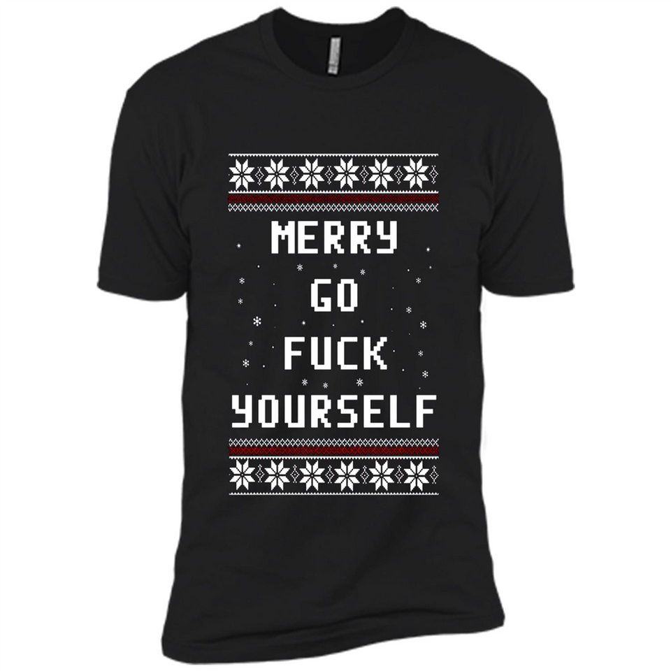 Merry go fuck yourself Christmas sweatshirt PINGPONG