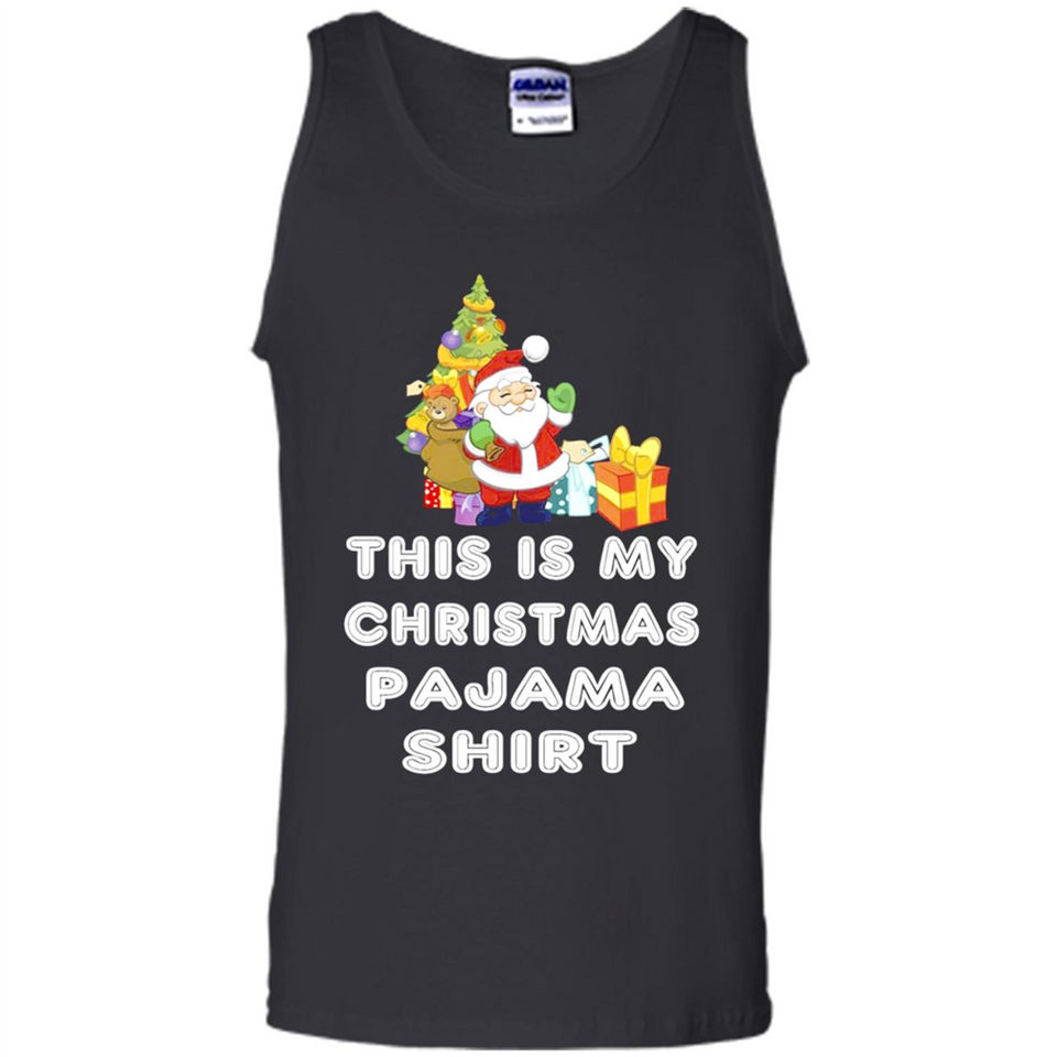 This is My Christmas Pajama Shirt - Santa Bear Tree Gift Tee