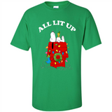 Peanuts By Schulz Snoopy Young Men_s Christmas SweatShirt - Shirt