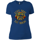 Live fast eat trash bear vintage camping PINGPONG
