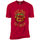 Live fast eat trash bear vintage camping PINGPONG