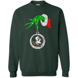 Amazing Florida State Seminoles Glitter Grinch Monogram Ornament Christmas Gift - Sweatshirt