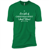Christmas Tshirt for Women - Christmas Wine