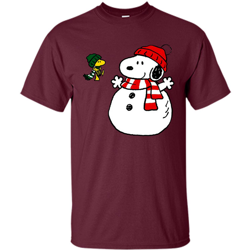 Snoopy Snowman Christmas