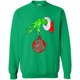 Christma Season With Green Grinch Hand Be Kind - Sweatshirt