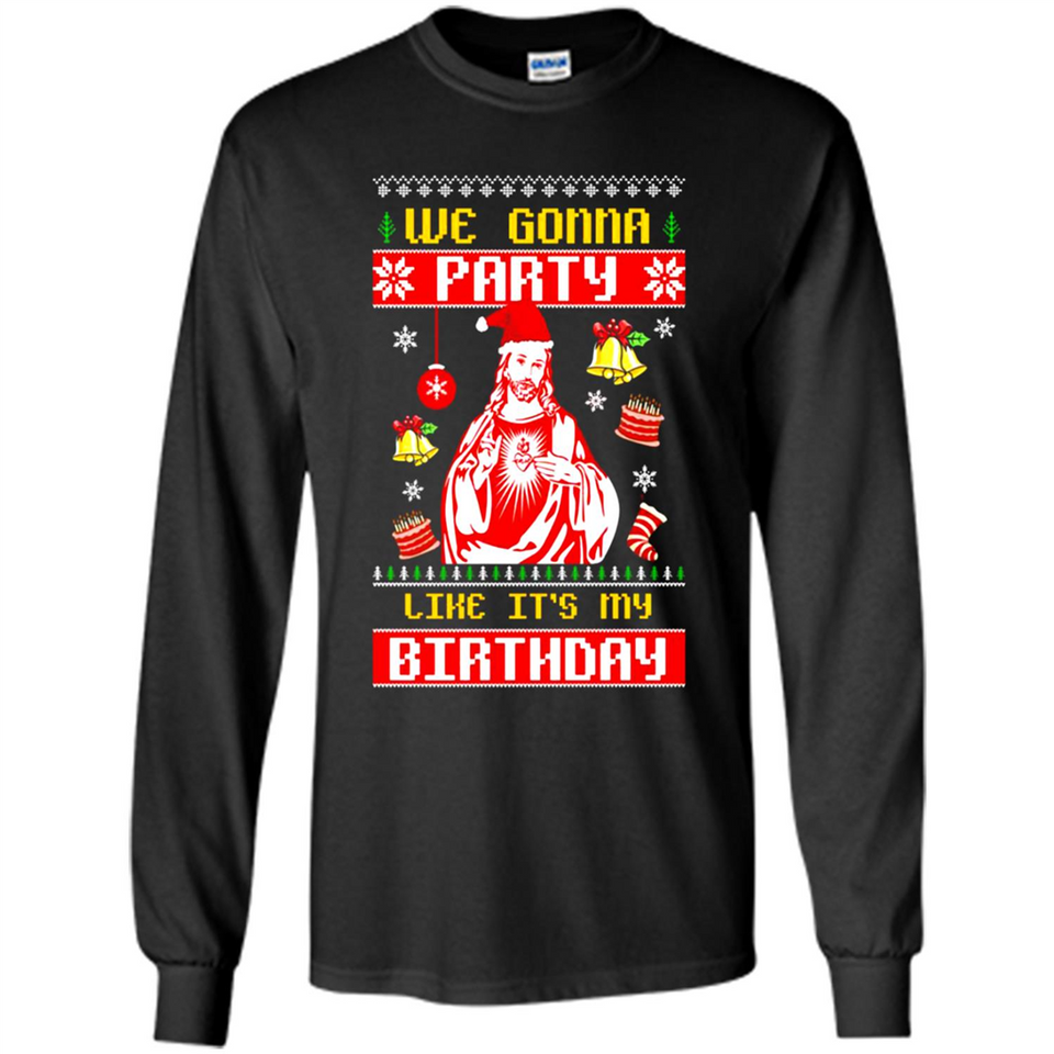 We Gonna Party Like It's My Birthday Jesus Christmas PINGPONG