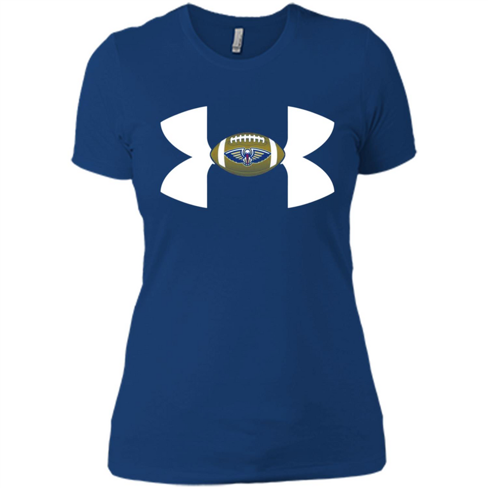 New Orleans Pelicans Under Armour Logo - Ladies' Boyfriend T-Shirt