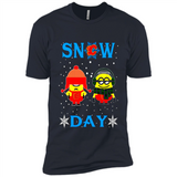 Snow Day Shirt For Calgary Flames Vs Minion Fans pingpong