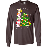 Pigs Christmas T Shirt PINGPONG - Long Sleeve T-Shirt