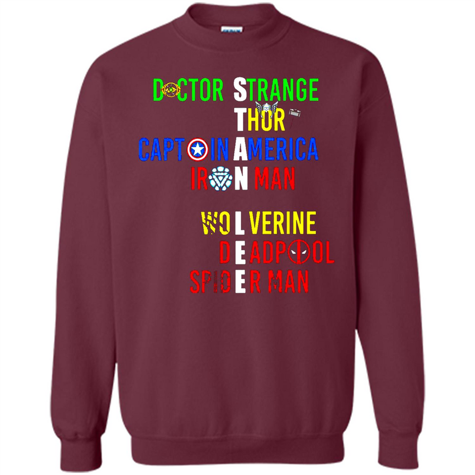 RIP Stan Lee Doctor Strange Thor Caption America Iron Man Shirt PINGPONG - Sweatshirt