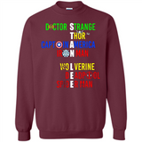 RIP Stan Lee Doctor Strange Thor Caption America Iron Man Shirt PINGPONG - Sweatshirt