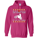 Motocross oh what fun it is to ride Christmas sweater PINGPONG