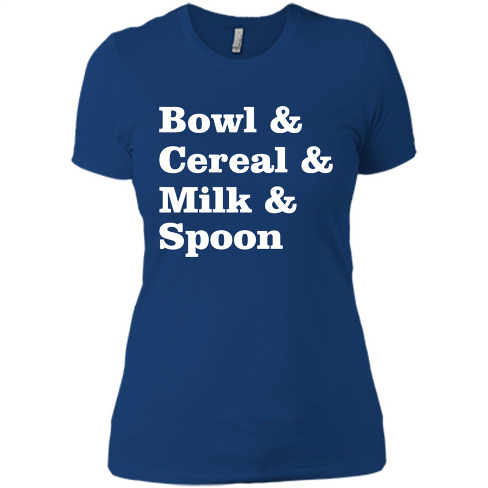 Tasty Cereal Recipe Bowl Milk Spoon