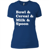 Tasty Cereal Recipe Bowl Milk Spoon