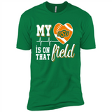 Oklahoma State Cowboys Football My Heart is on that Field - Premium Short Sleeve T-Shirt