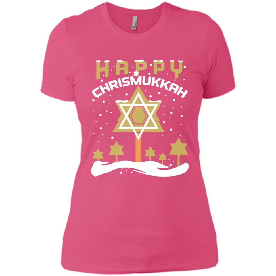 Happy Chrismukkah - Ladies' Boyfriend T-Shirt