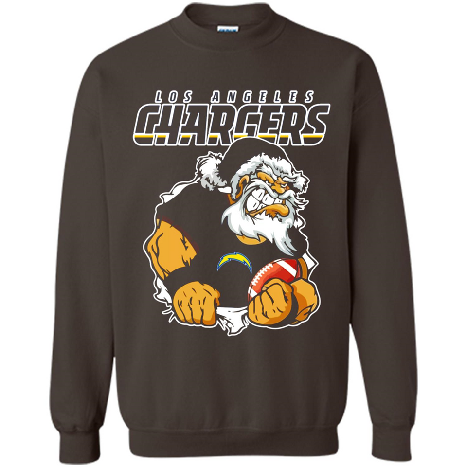 Grumpy Santa Claus Los Angeles Chargers Football Team PINGPONG
