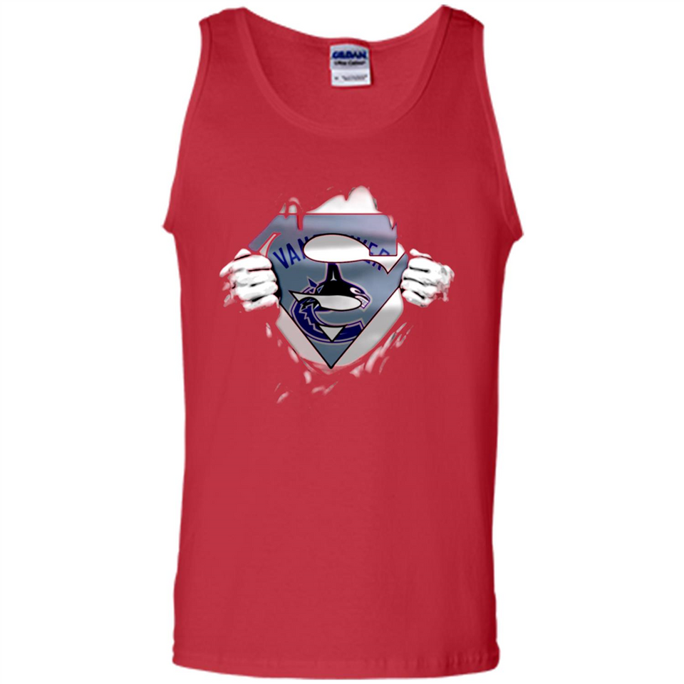 Vancouver Canucks And Superman Fans - Tank Top