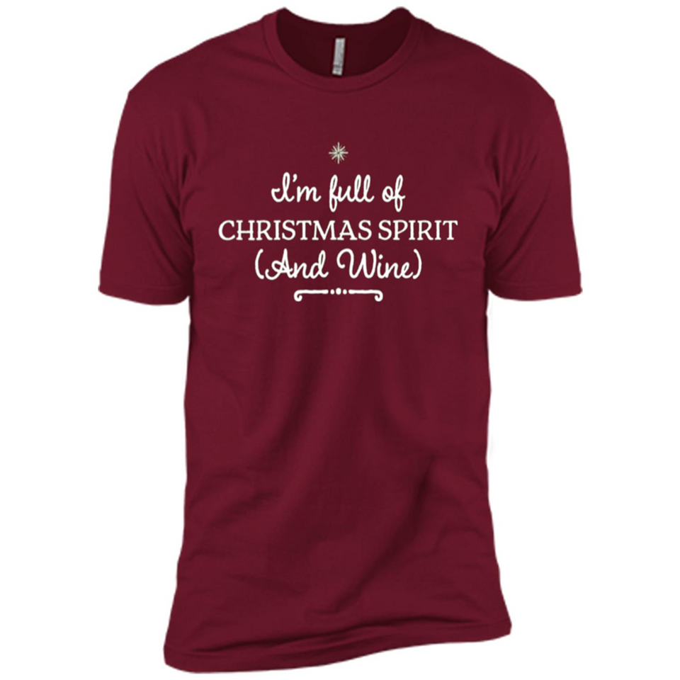Christmas Tshirt for Women - Christmas Wine
