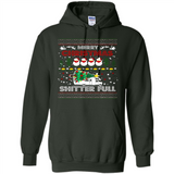 Merry Christmas Shitter Full Christmas Tree Snowman Sweater PINGPONG - Hoodie