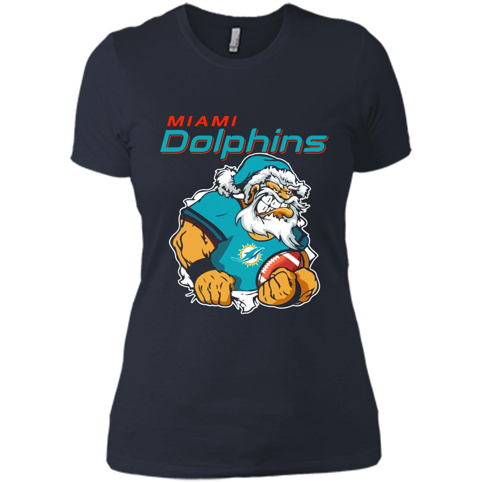 Grumpy Santa Claus Miami Dolphins Football Team PINGPONG