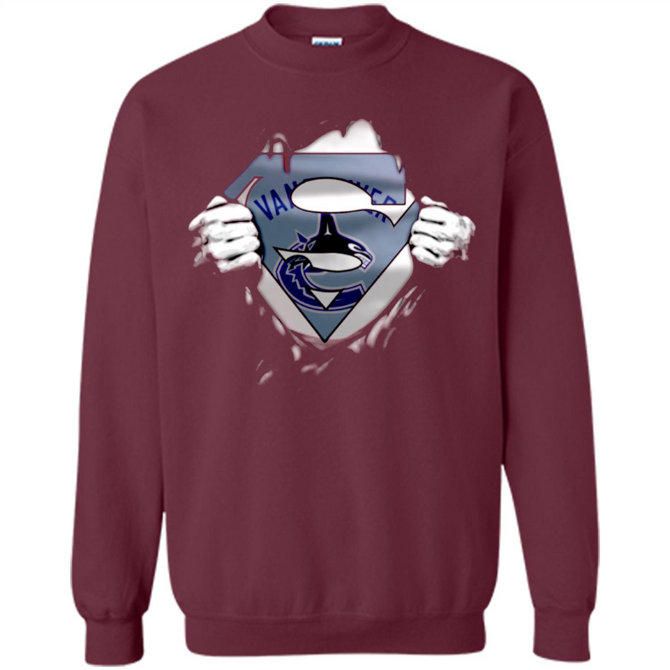 Vancouver Canucks And Superman Fans - Sweatshirt