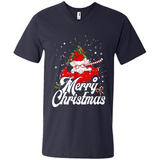 Merry Christmas Pig s - Men's V-Neck