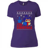 Christmas Ugly Sweater Ello Christmas - Ladies' Boyfriend T-Shirt