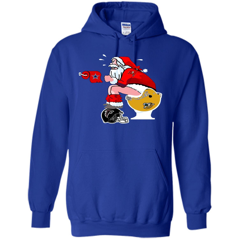 Tampa Bay Buccaneers Santa Claus Toilet