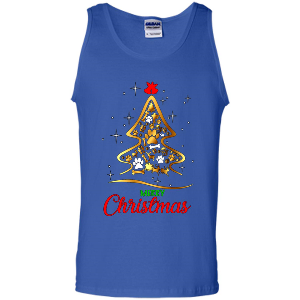 Merry Christmas Dogs Christmas Tree PING PONG